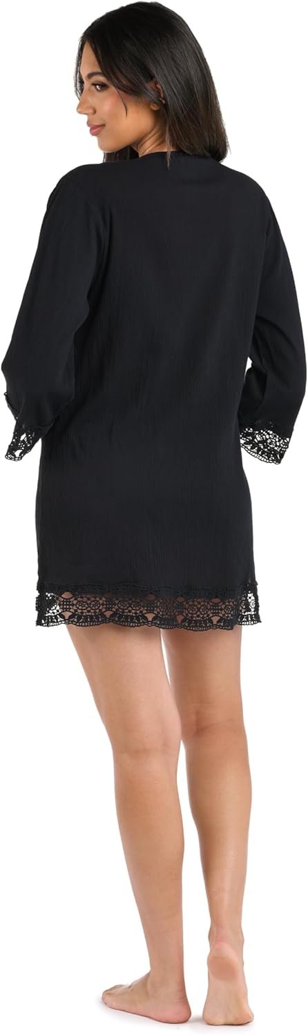 La Blanca Womens Tunic Swimsuit Cover UpSwimwear Cover Up - Image 4