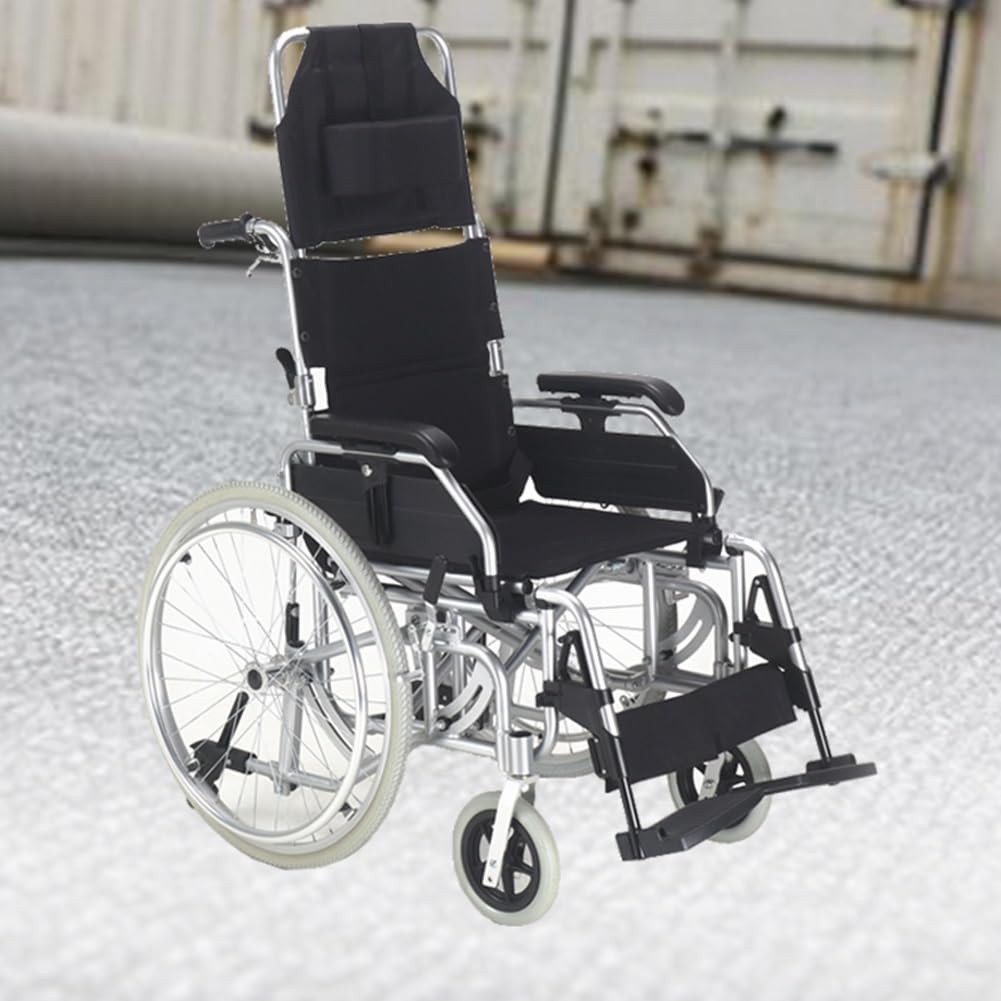 24 x 1 3/8 Ruedas Traseras para Sillas de Ruedas Manuales, 24 Pulgadas Ruedas de Repuesto de Neumáticos, Accesorios para Sillas de Ruedas, con Cojinete de 1/2" (1 Juego de 2)