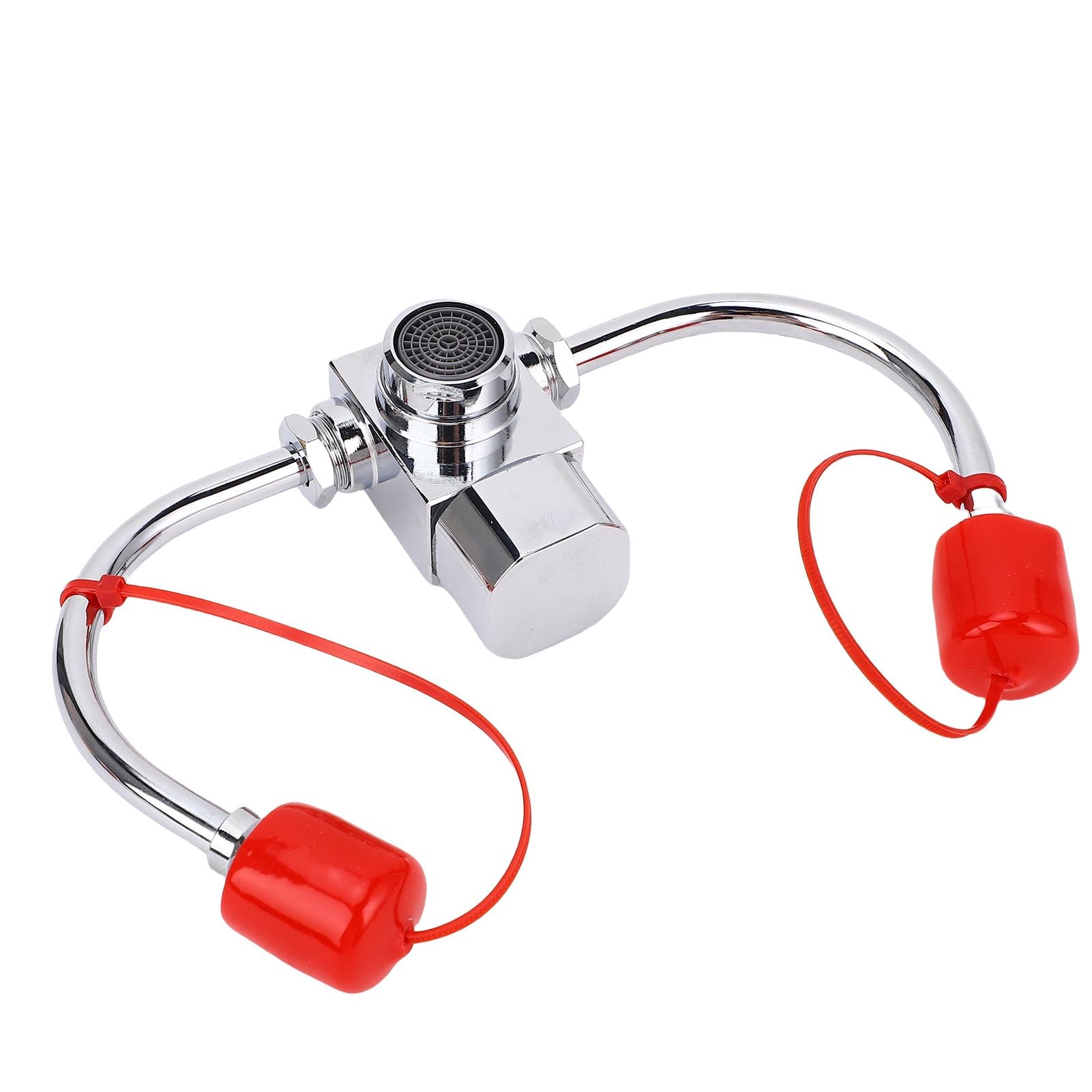 Naroote Estación de Lavado de Ojos de Emergencia Montada en Grifo, Lavaojos con Rotación de 360 ​​grados y Filtro de Doble Capa, Ideal para Laboratorio, Cocina y Lavandería