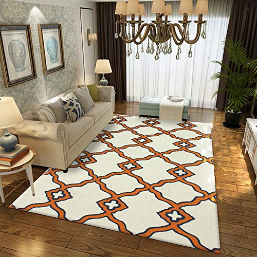 Tapis de maison lavable MU tapis géométrique et antidérapant