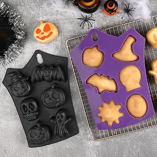 Moule gâteau silicone citrouille et chauve-souris Webake