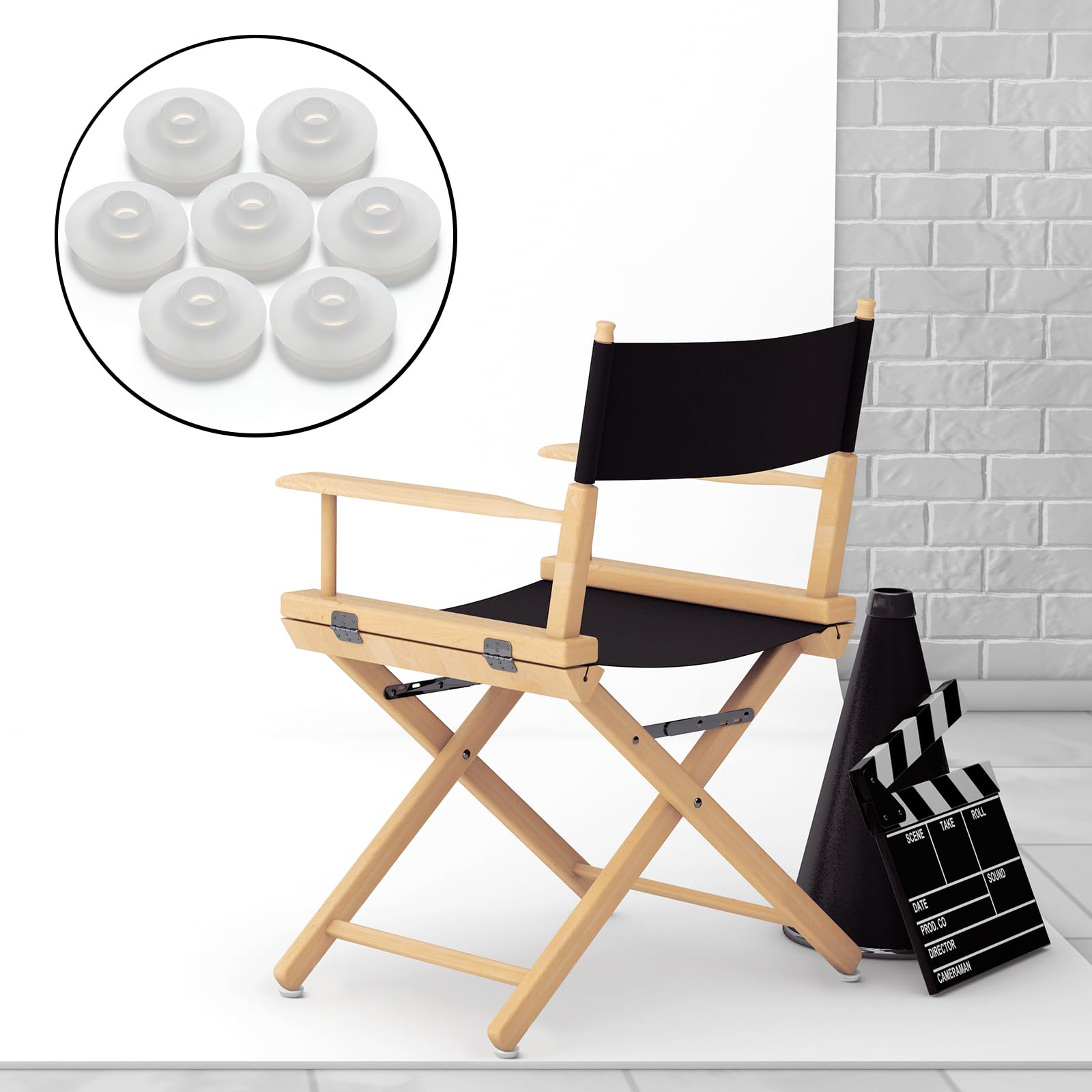 Amazon.com: Chunful 8 Pcs Replacement Foot Glides Directors Chair