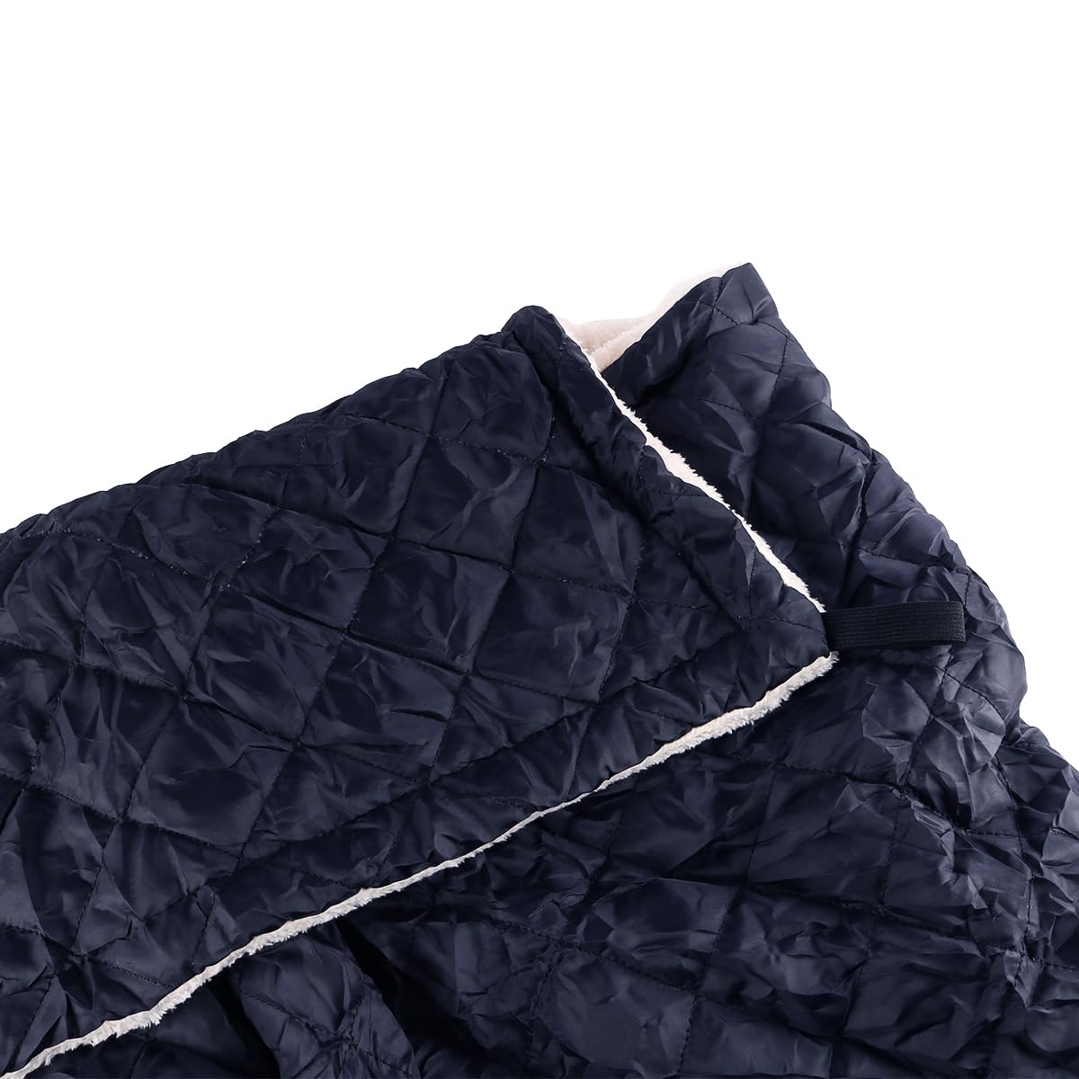 Coperta per Sedia a rotelle Borsa da infilare per utenti di Sedia a rotelle Coperta Avvolgente in Pile Caldo e Spesso con Tasca Interna Foderata Coprigambe Antipioggia Nero