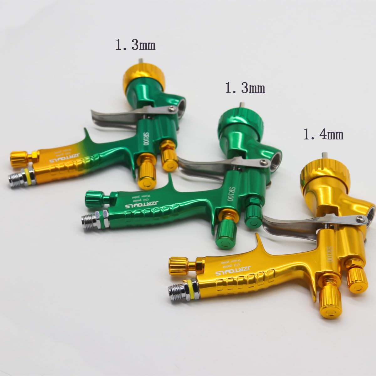 HVLP - Pistola pulverizadora de pintura profesional por gravedad, capacidad de 600 ml, boquilla de acero inoxidable de 1,4 mm, con regulador de presión para pintura a base de agua (boquilla