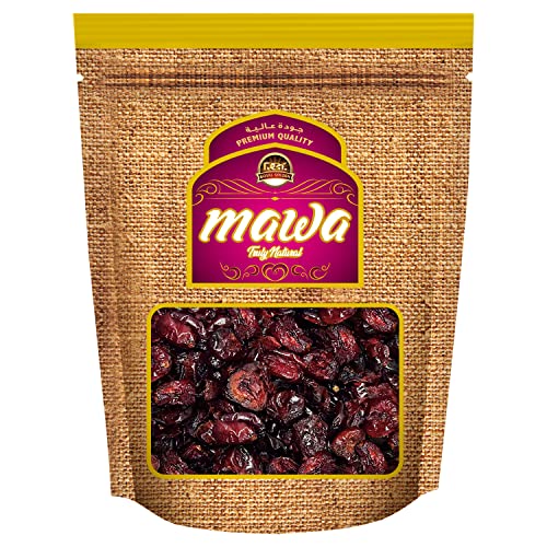 MAWA Dried Cranberries 500g | Healthy Snack | Rich in fiber | Dried fruit | Perfect addition to baked goods such as muffins cakes and Granolas| Can use as a topping for ice cream yogurt.