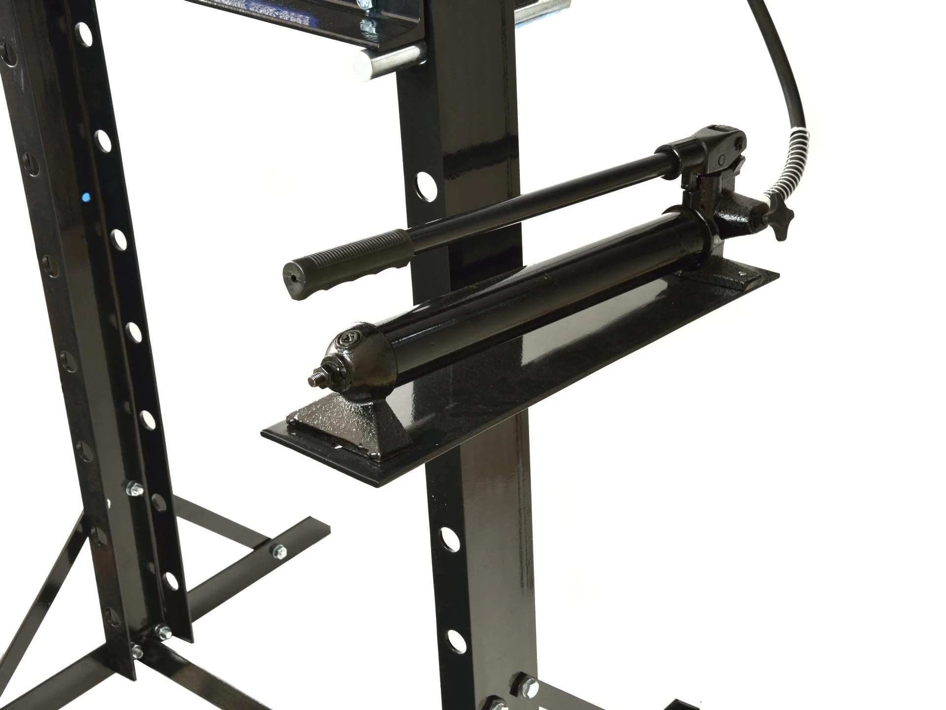 Geko G02087 - Prensa hidráulica con manómetro, 20 toneladas, color negro