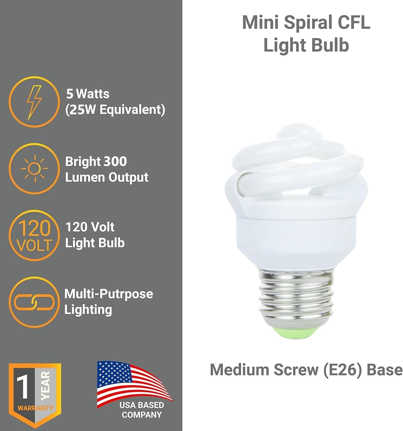 Replacement for OTTLITE ED25-V Light Bulb by Technical Precision