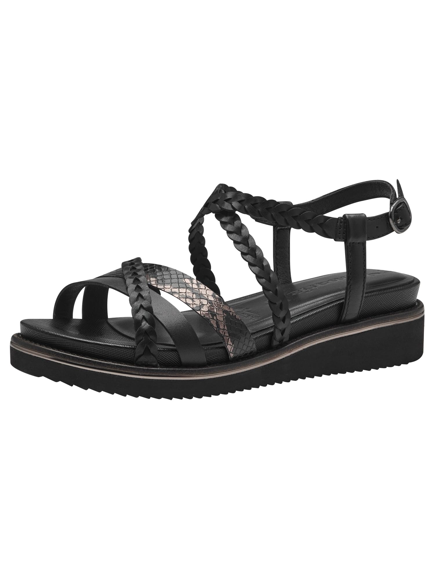 Tamaris Sandals 1-28207-42, black, 4 UK