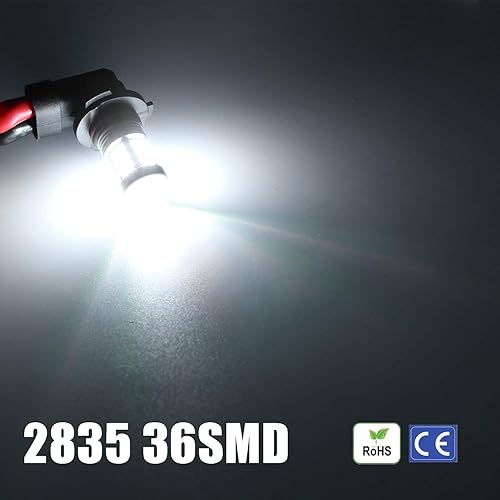 Vista 72 de Bombillas LED antiniebla superbrillantes de 3000 lm H8 H11, bombillas DRL de alta potencia 3030 chips con lente de proyector de repuesto