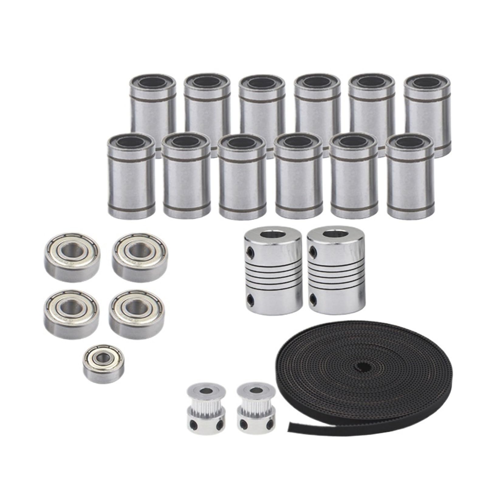 GT2 Riemen-/Riemenscheiben-/Lager-Set, kompatibel mit Prusa