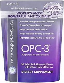 Isotonix OPC-3 Antioxidant Chews | Circulation, Vision & Skin Support | Grape Seed, Red Wine, Pine Bark (Pycnogenol®), Bilberry & Citrus Bioflavonoids | Chewable Antioxidant Supplement - 30 Count