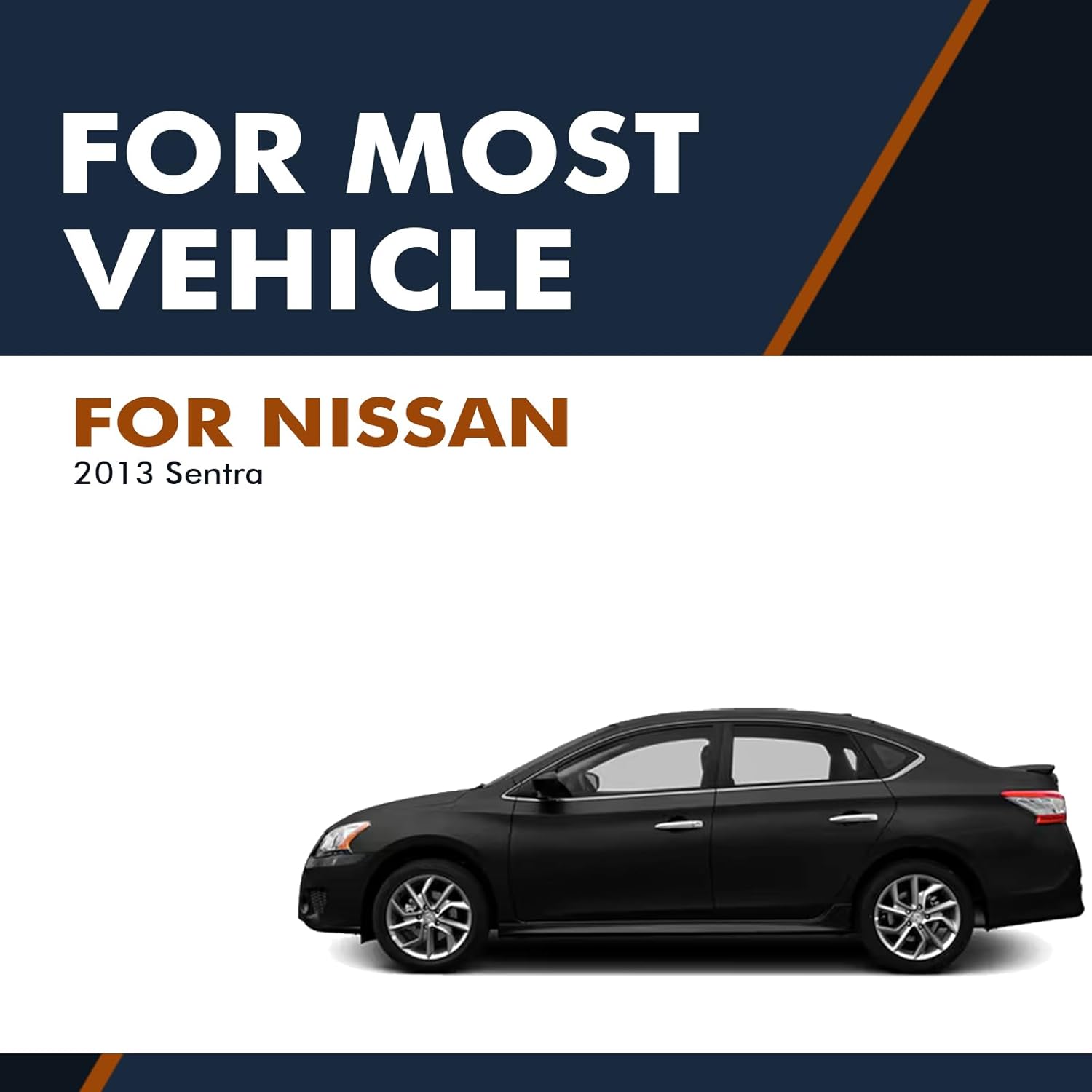 PM Auto Pair of 2 Rear Shock Absorber For 2013 Nissan Sentra