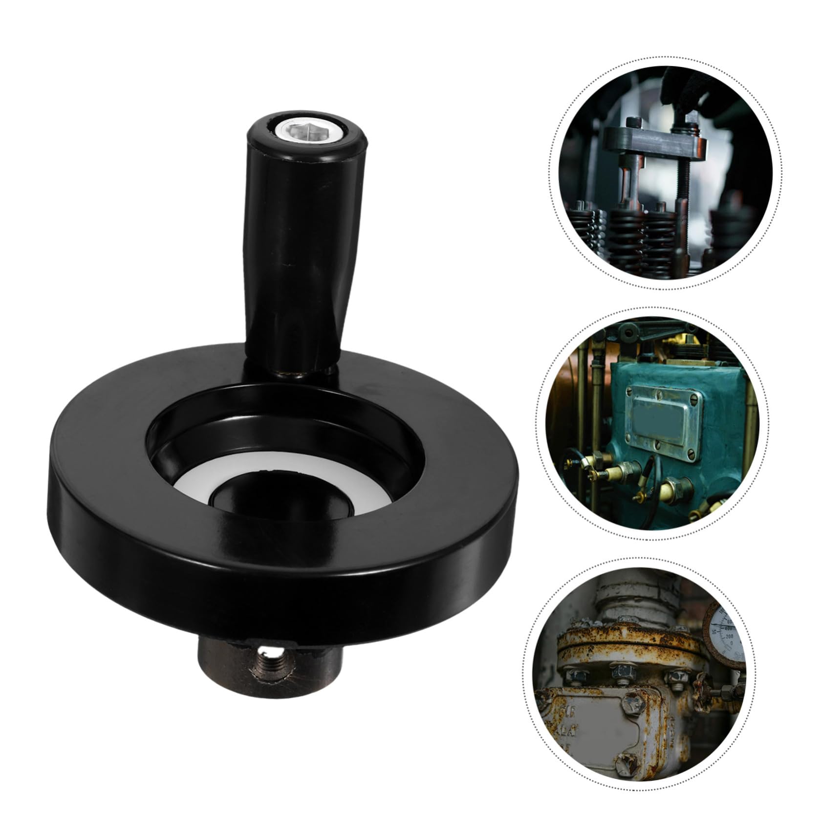 COSMEVIVI 3 Pcs Hand Crank Wheel for Milling Machine Lathe Hand Wheel Industrial Machine Tool Accessory
