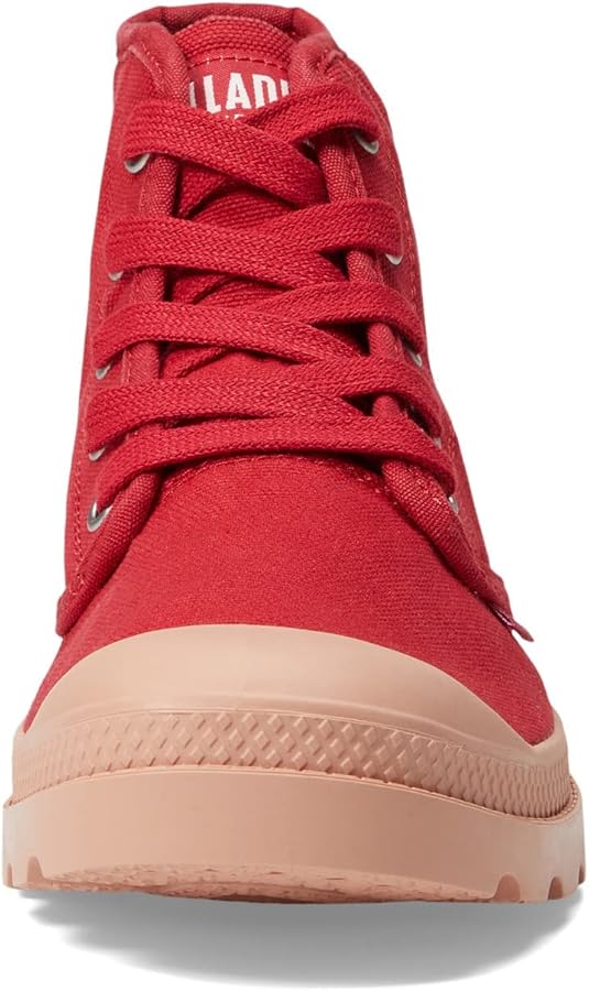 Palladium Women's Pampa Hi Boot, Vegan Canvas Lace Up Boot, Red Salsa, 3  UK: Amazon.co.uk: Fashion