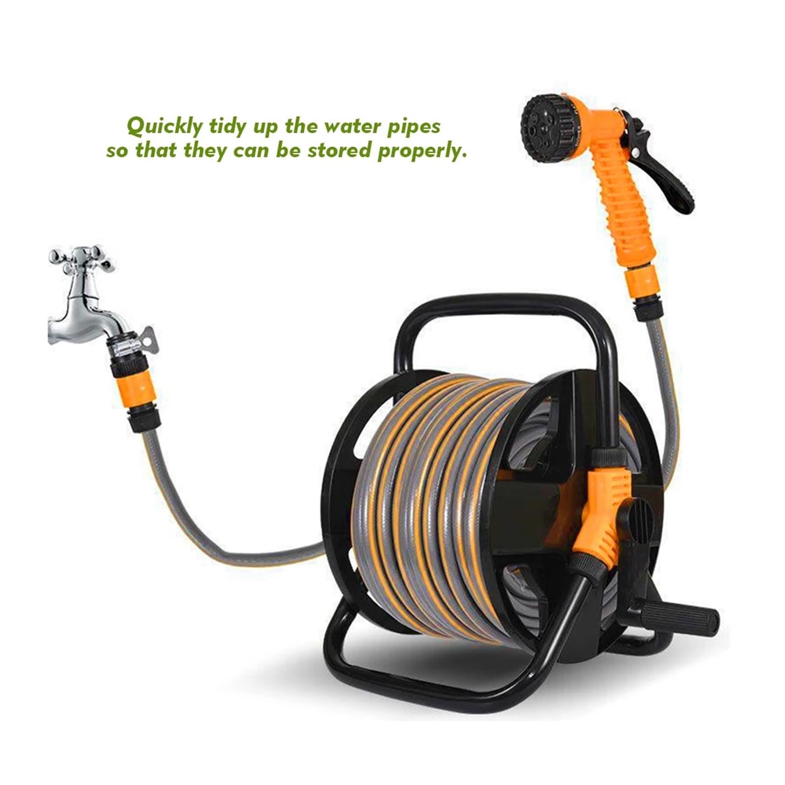Support Tuyau Arrosage Bobine de stockage de conduite d’eau
