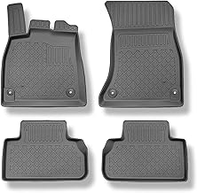 Mossa TPE Car Mats Compatible with Audi Q5 III GU SUV, Sportback (09.2024- ) - Black Car Mats - G