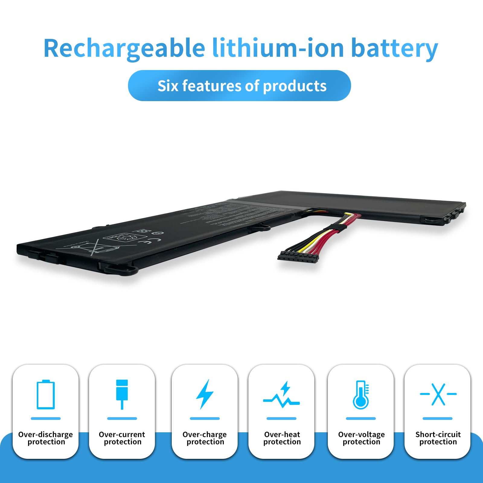 Amazon.com: Hubei C21N1414 C21PQ91 CKSE321D1 Laptop Battery