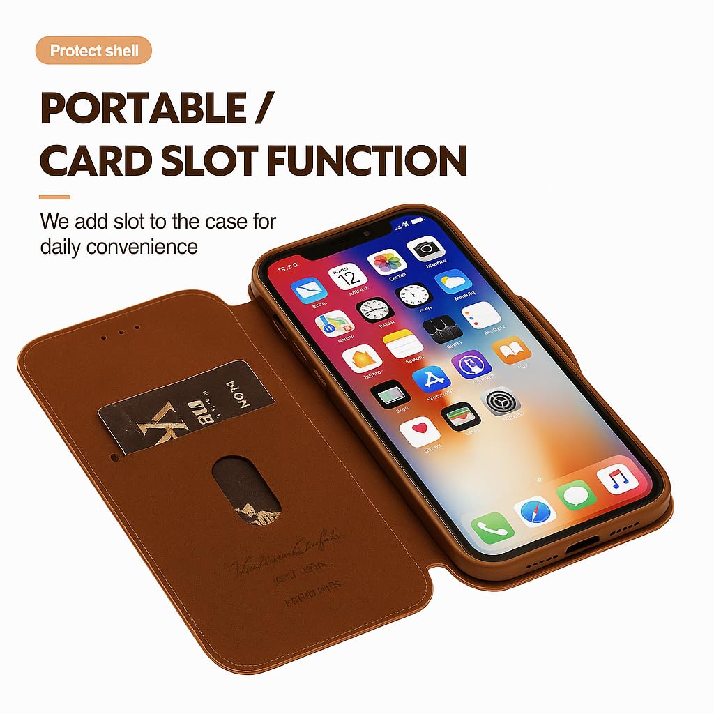Oppo Reno 15 5G Wallet Case - Vegan Leather -5 Oppo Reno 15 5G Wallet Case - Vegan Leather -5