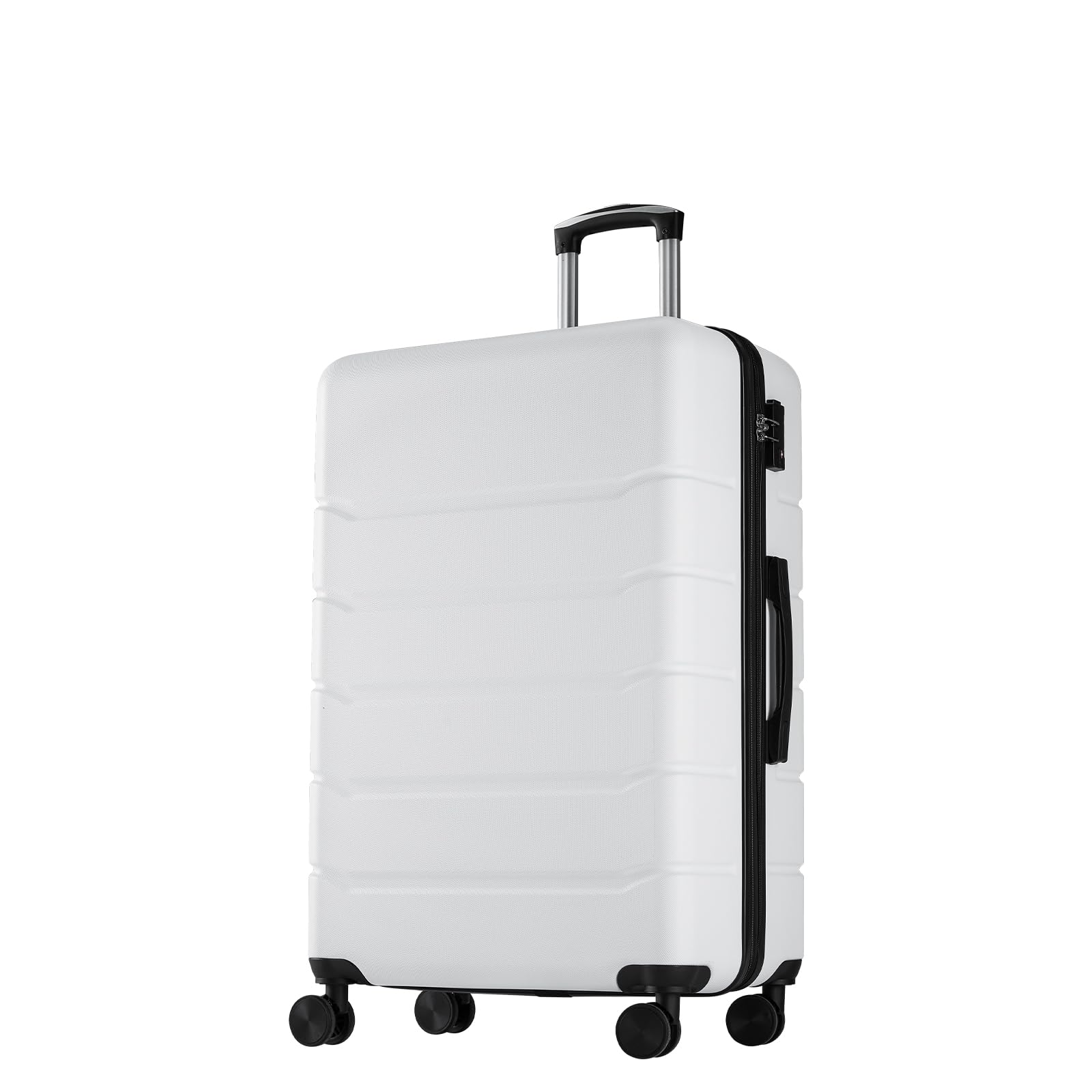 Sweetcrispy Carry on Luggage Hard Shell ABS Suitcase with Double Spinner Wheels Lightweight Expandable Rolling Suit Case with
