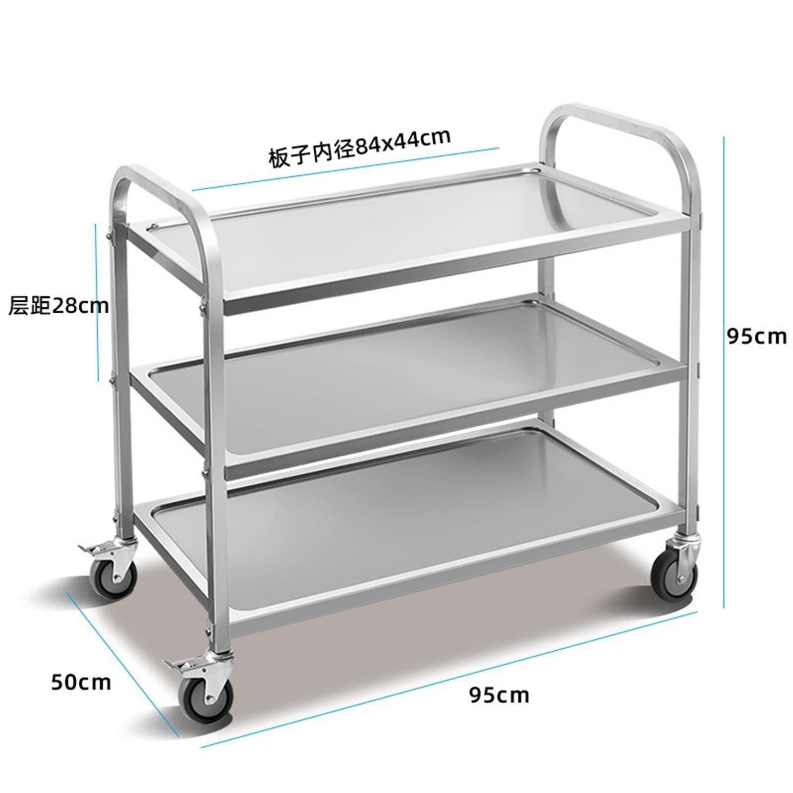 Carrello in acciaio inox Carrello da pranzo mobile