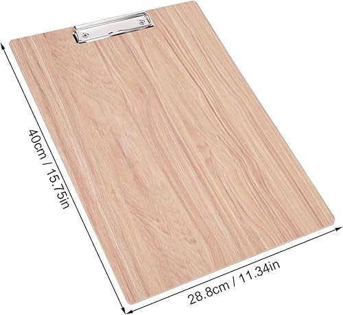 Miniatura 4 de Tablero de dibujo para artistas, tablero de dibujo de madera de 15.75 x 11.34 pulgadas, tablero de pintura de viaje con clip para dibujo, tablero de