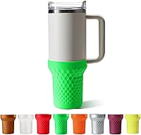 Vista 62 de Botas de silicona para Stanley, protector inferior de copa, accesorios para Stanley Quencher H2.0 FlowState Tumbler 20oz/20oz/30oz/Stanley Adventure