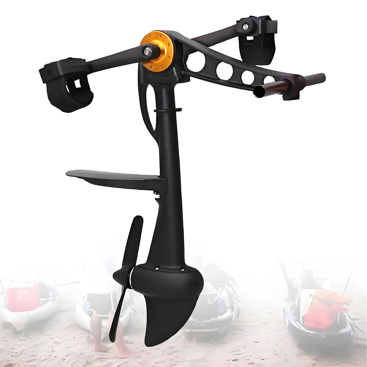 AiODiO Foot Operated Kayak, All-in-One Foot Pedal Propulsion System with Underwater Clips, Fit for Most Kayaks and Inflatable Fishing Boats