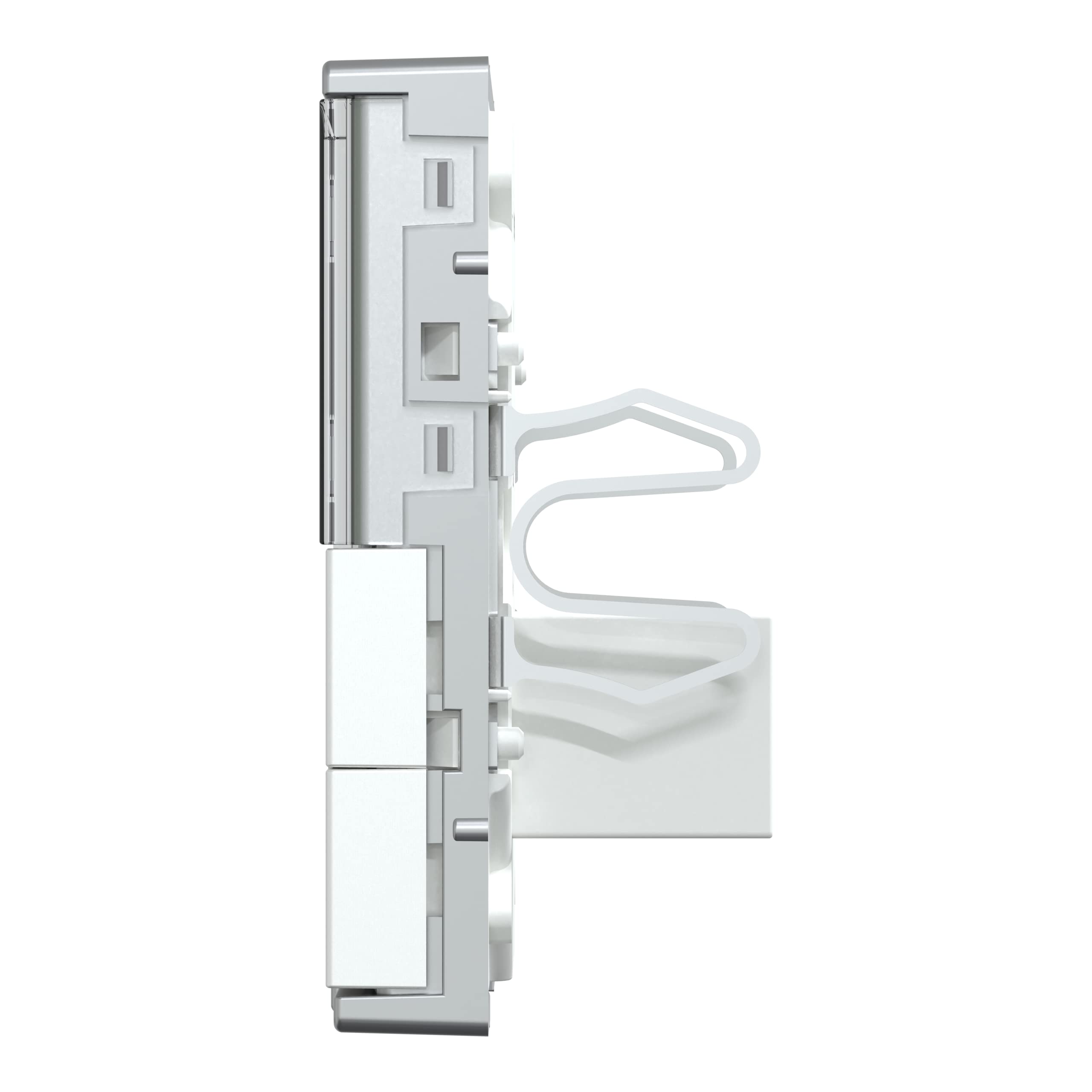 Schneider Electric Merten Zeitschaltuhr-Modul Standard, MEG5754-0460 | Mit Schalter, Unterputz, System M, Aluminium