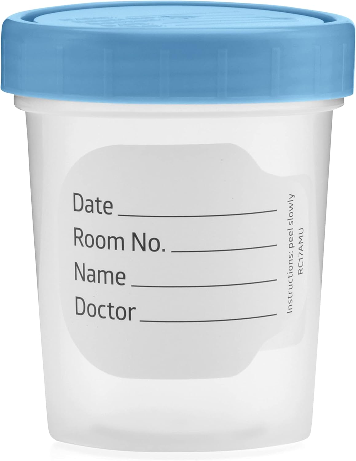 Sterile Specimen Cups [10 Count] 4oz Clear Urine Cup with Leak Proof Screw On Lids - Individually Bagged Jars – for Safe Pee Sample Collection and Testing : Industrial & Scientific