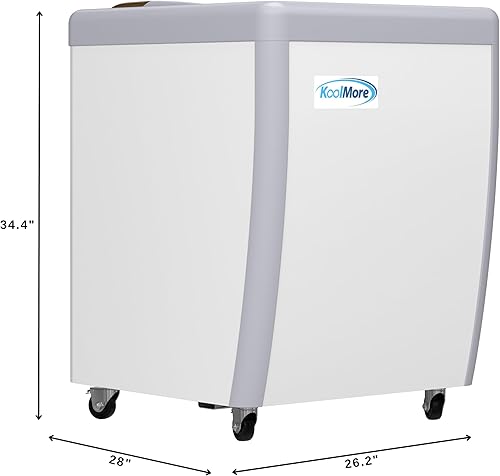 Miniatura 3 de KoolMore Congelador de exhibición de gabinete de inmersión de gelato de 26 pulgadas y 5 bandejas con puerta corrediza de vidrio, 6 pies cúbicos con