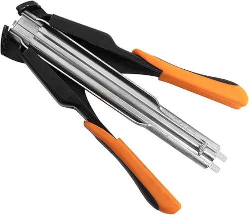 Tools PCS16 - Alicates de anillo de cerdo calibre 16, naranja, plata, negro