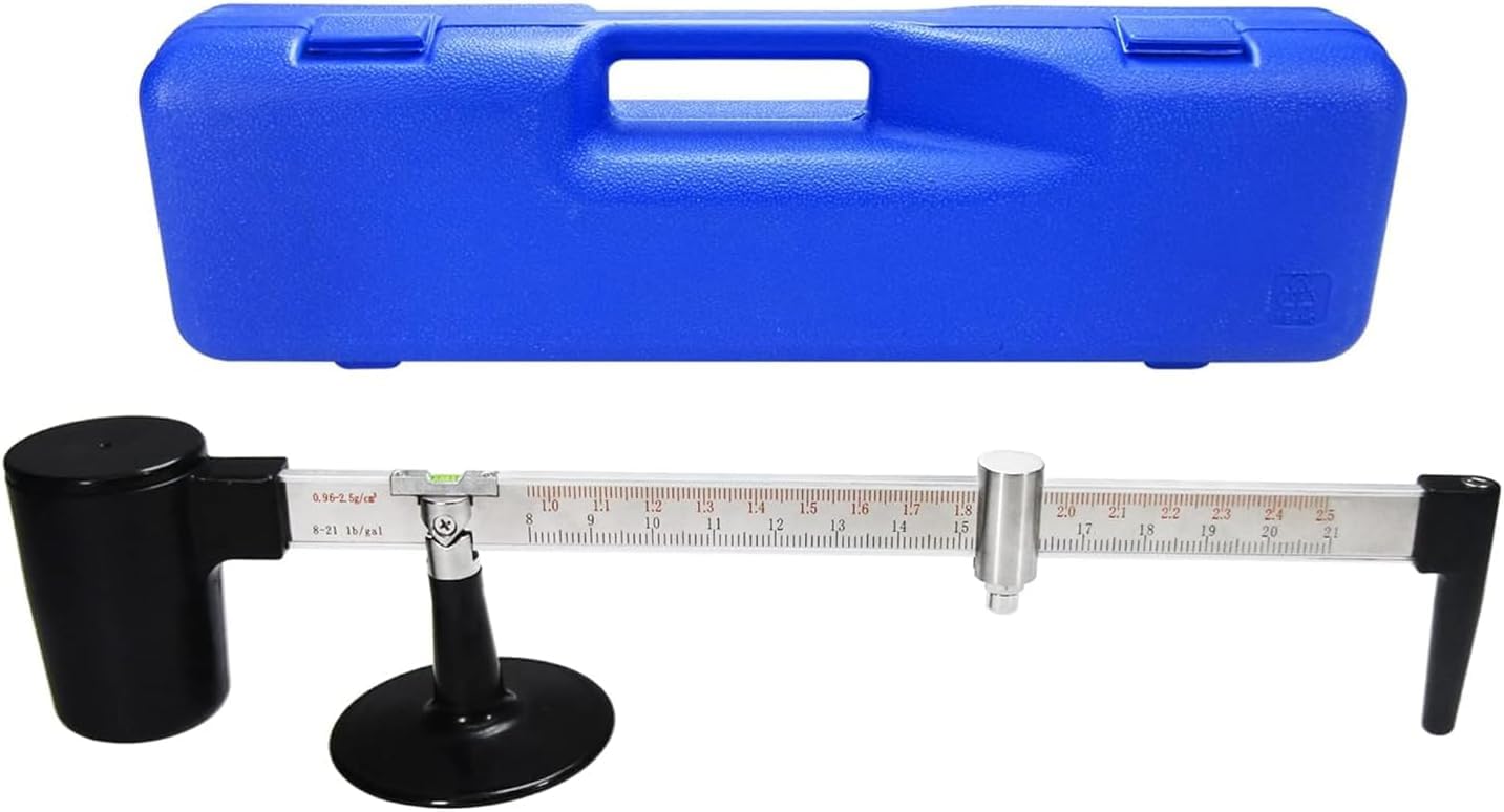 Hydrometr do pomiaru gęstości płuczki wiertniczej o dokładności 0,96-2,5 G/cm³ i dokładności 0,01 do badania płynu wiertniczego