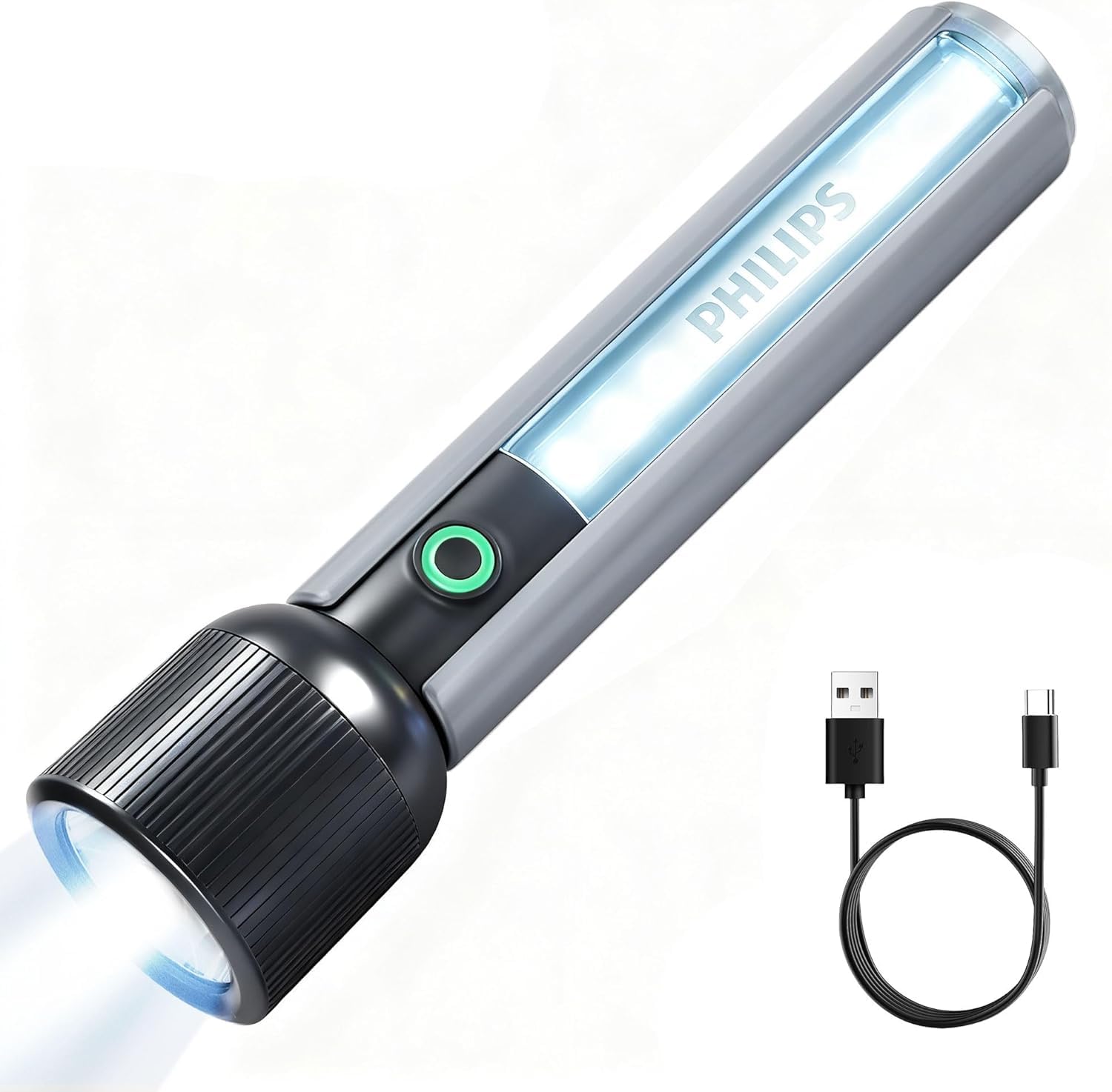 PHILIPS SFL1183 Bright 400 Lumens Tactical Torch High Lumens with