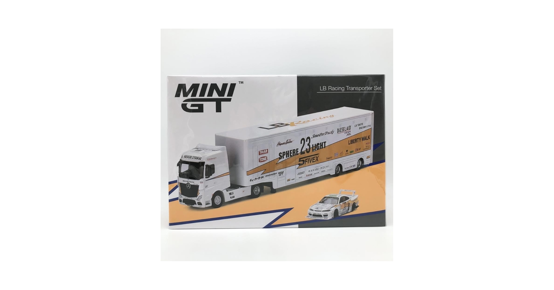 MINI GT LB Racing レーシングトランスポーター 1/64スケール MINI GT「LB Racing レーシングトランスポーター