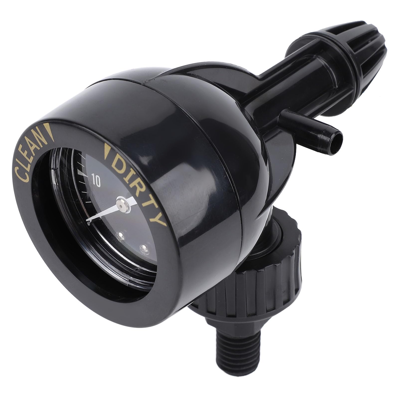 Assemblaggio della valvola di rilascio del manometro dell’aria da 0 a 60 PSI, ricambio per il manometro della pressione del filtro di piscine e spa con filettatura esterna da 1/4"