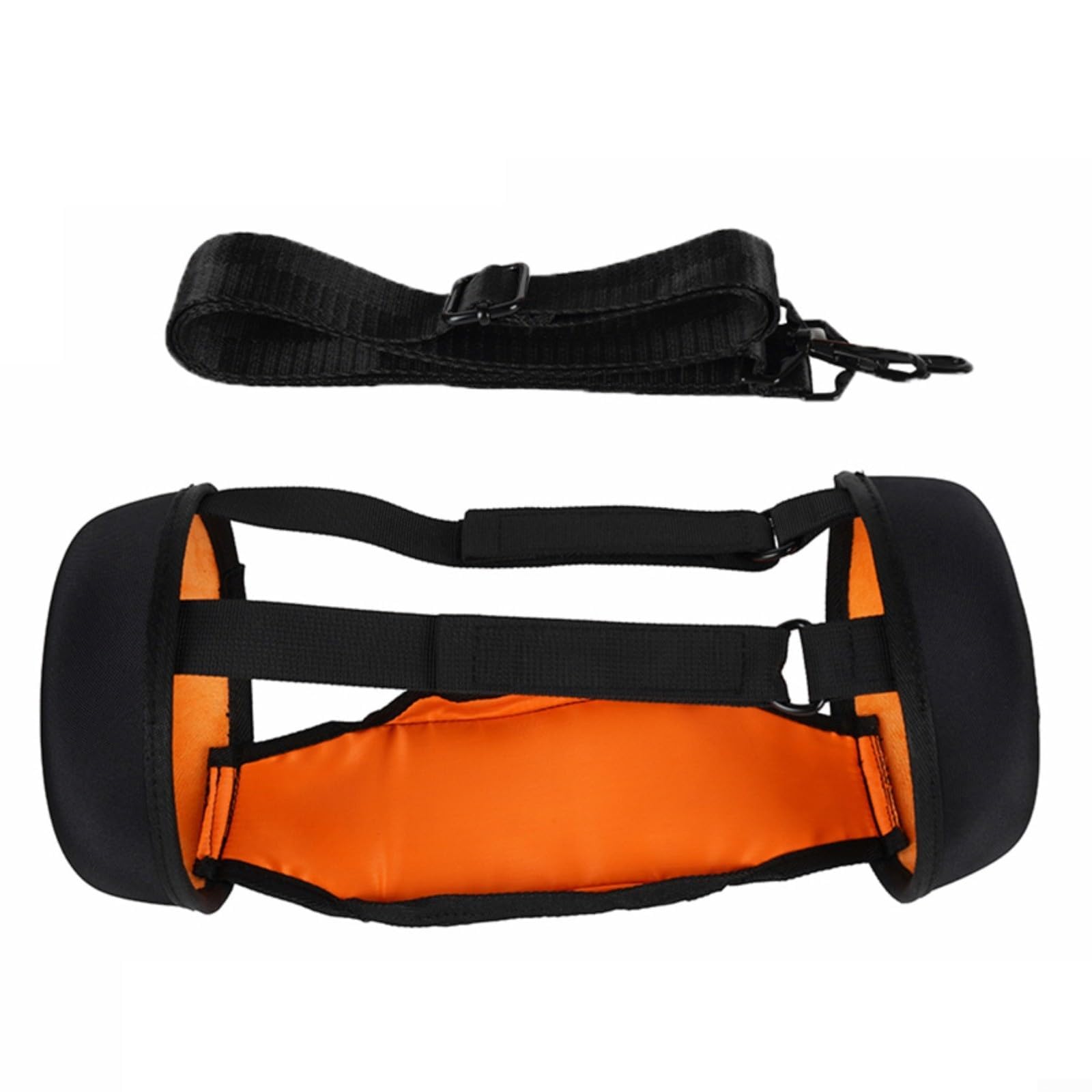 AIKEOU EVA Carrying Case with Shoulder Strap for JBL for XTREME 5 Speaker, Hard Shell Travel Cover Bag, Portable Protective Box with Handle, Shockproof Storage for Outdoor Camping, Black, 35x16x16cm