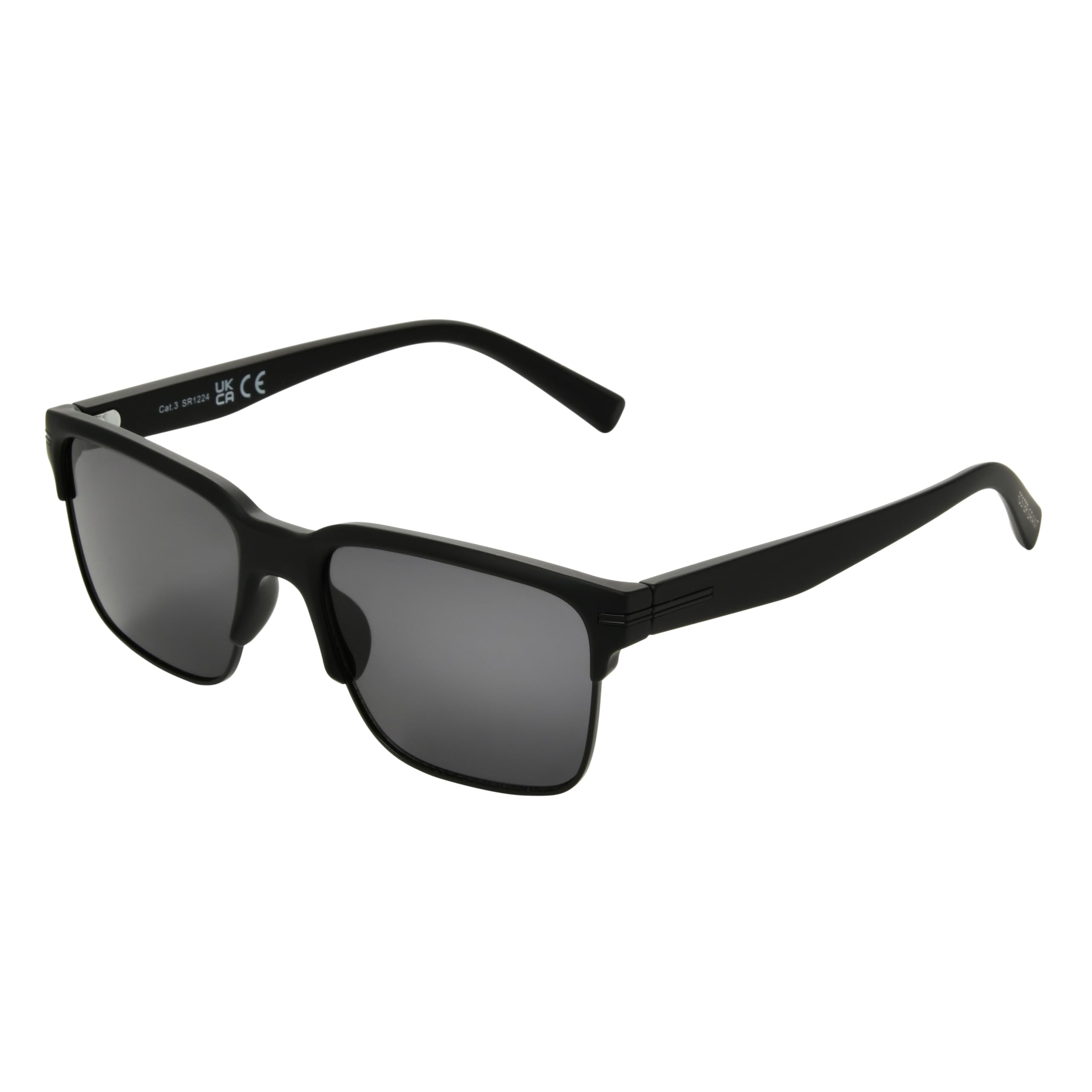 Foster Grant Womens Sunglasses – Oval Tortoise Frame with Smoke Lenses, Scratch & Impact-Resistant Protection, UVA-UVB Shielding for Everyday Style & Eye Care
