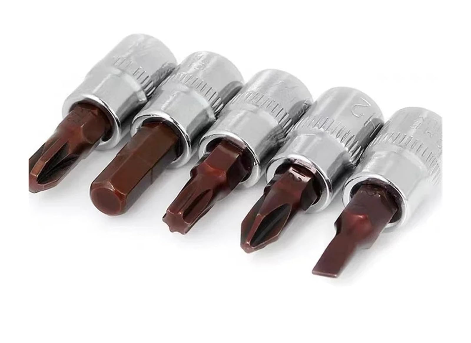Jeu de douilles de tournevis 1/4 pouces, embouts de tournevis hexagonaux
