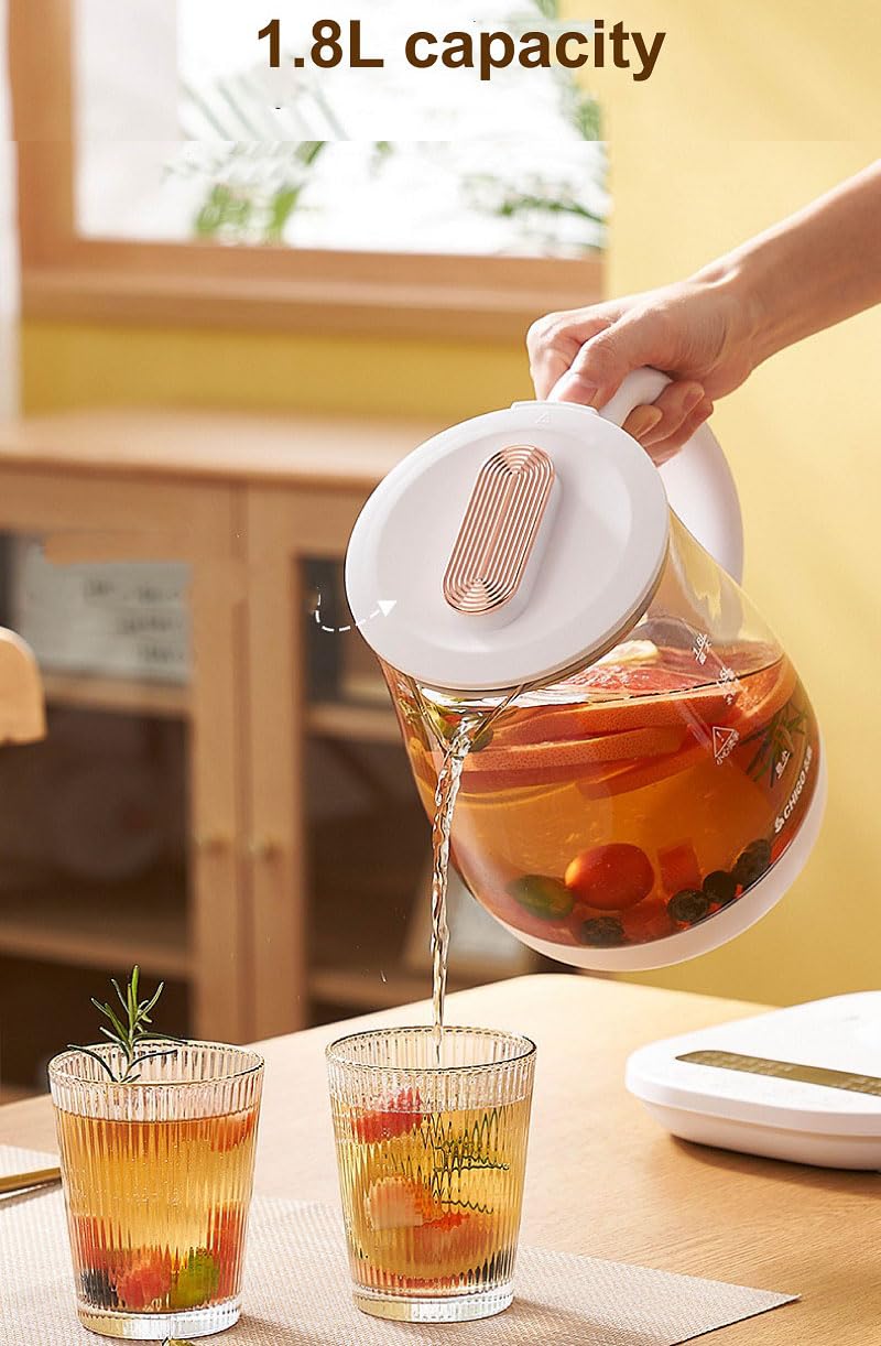 Bollitore elettrico con 20 funzioni preimpostate per preparare caffè, acqua bollente, stufare, porridge, yogurt, spegnimento automatico e protezione a secco bollire