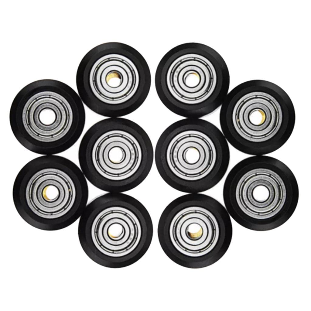 CALANDIS 10Pcs Pom Material Big Pulley Wheel with Bearings for V-Slot 3D Printer Part | Pom + Steel | 10 Pieces Big Pulley Wheel Poom with Bearing (B0BGSXG919) Amazon Price History, Amazon Price Tracker