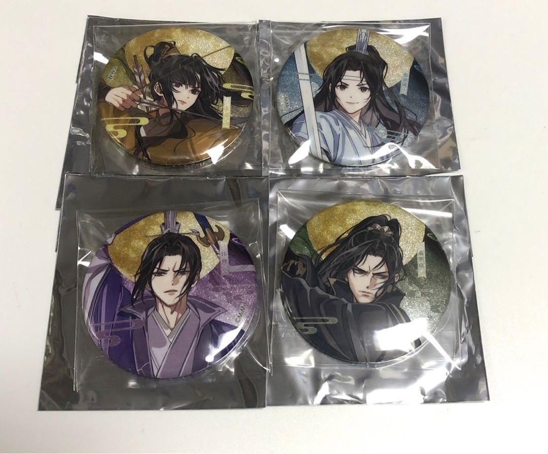 魔道祖師 江澄 THEキャラカフェ 公式茶屋 缶バッジ 月下清影