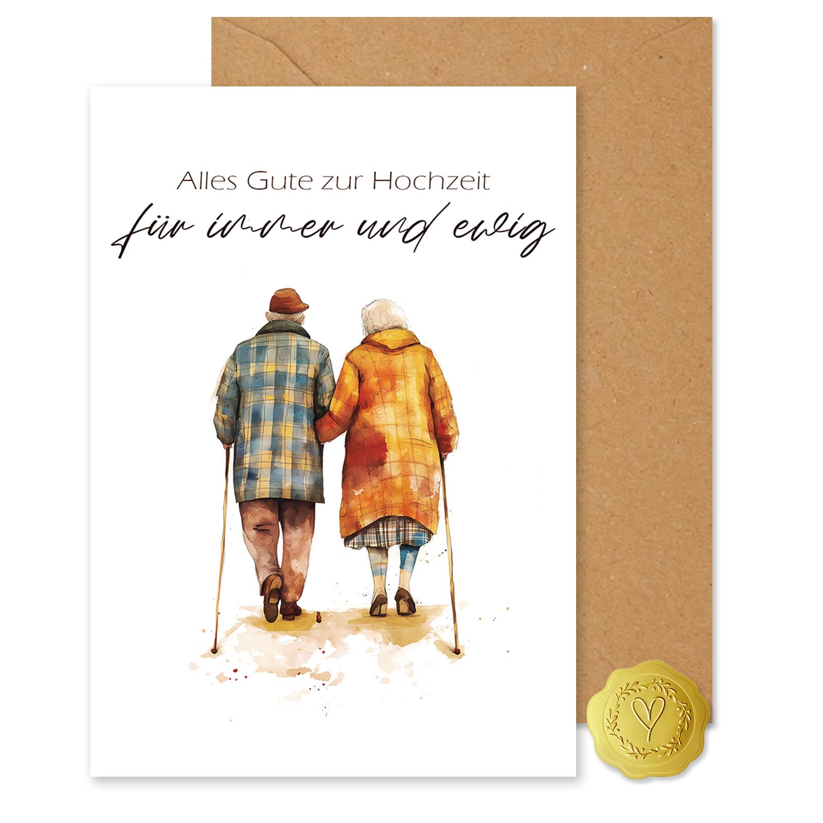 Hallmark Glückwunschkarte Zum Hochzeitstag – „All My Love“, Mittelgroß & Quadratisch