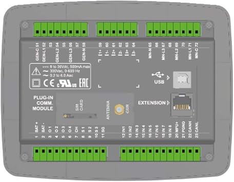 D-300-MK2 Multifunctional Genset Controller with MPU, J1939