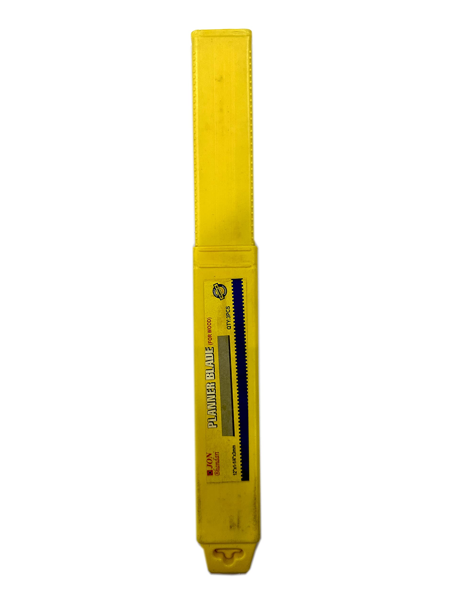 Jon Bhandari Tools 3pc High Carbon Steel 12 inch Planer Blade Set – Durable Knife Blades for Wood Planers – Smooth Trimming & Shaping for Hardwood, Softwood, Plywood, MDF & More (12" x 1 1/4" x 3mm) 1