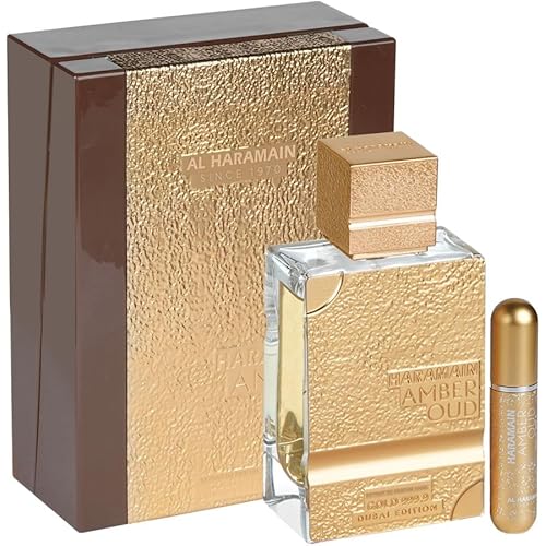 Al Haramain Amber Oud Gold 999.9 - Dubai Edition - Arabian Perfume for Women - Long Lasting Fragrance - Arabic Perfume - Extrait De Parfum - 3.33 oz EDP Spray