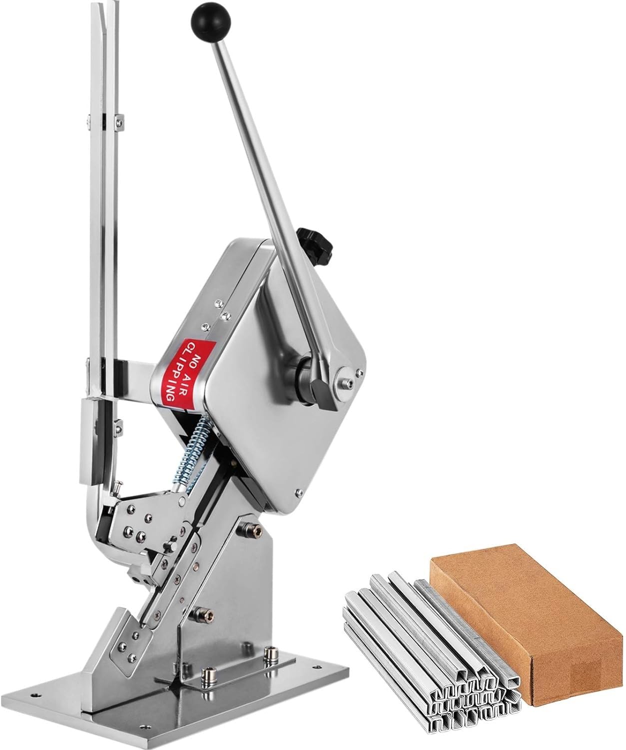 VEVOR Manual U-shape Sausage Clipper Clipping Machine Food Clipping Maker for Sausage Packing Sealing with 2 Boxes of Buckles 5000pcs