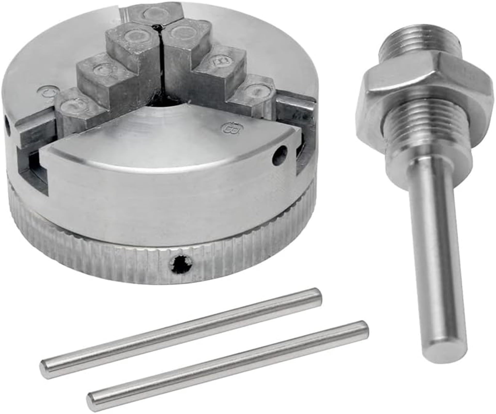 Mandril de Tres Mandíbulas,Autocentrado Torno Chuck,Micro Torno Chuck,Mandril de 3 Mordazas,M12*1 Portabrocas de Mano,Herramienta Eléctrica para Mini Mandriles de Torno