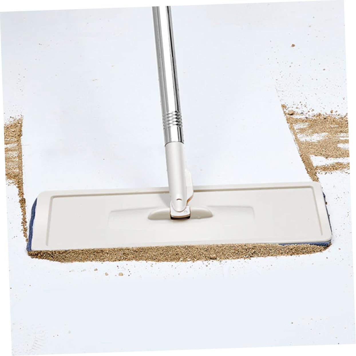 Fregona Plana con Cubo Escurridor Mopas Microfibra Reutilizables Mopa para Polvo y Suciedad Herramienta Limpieza Hogar Fácil Almacenamiento y Uso