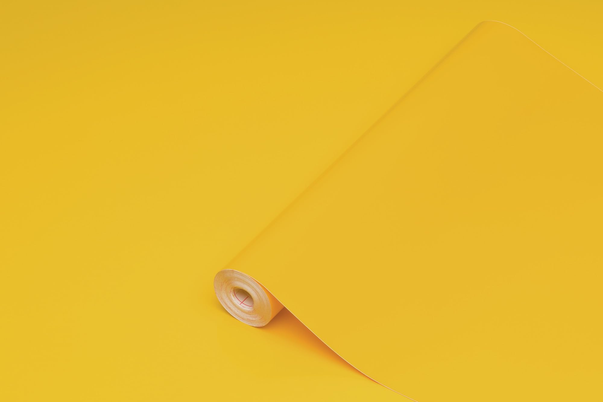 Vinyl wrap Banana Yellow Gloss Plain 45 cm x 2 m - Sticky Back Plastic roll for Furniture, Kitchen & cupboards - Contact Paper Sticker self Adhesive Film