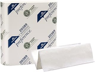 Georgia Pacific 20389 Preference Multifold Paper Towels, Poly Case, White, Poly-Bag Protected (1 Individual Pack of 250)